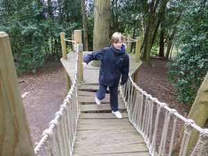 If you didn't hold on you fell over. I did!