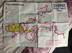 The Course map.