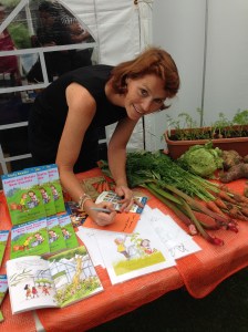 Here I am, signing away.