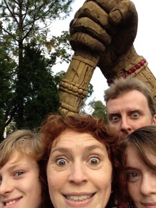 Islands of Adventure family selfie.