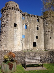 Nunney Castle, with moat and drawbridge. A bit draughty in places though.