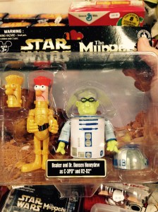 This did make me giggle. They also had Animal, Link Hogthrob and Scooter dressed as Boba Fett, Han Solo and Lando.