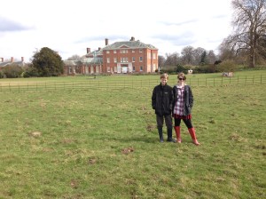 Hatchlands Park House. Take a note how clean their wellies are.