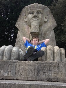 All hail King George, ruler of Crystal Palace Park.