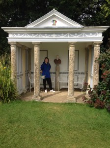 The "Temple" in the gardens. The perfect place to sit and think.