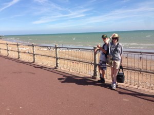 A beautiful day at the beach. the only thing missing was Mark!!