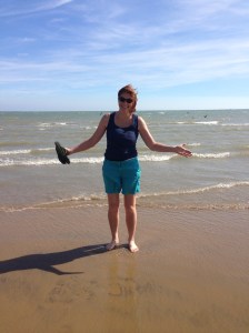 Yes I'm taking a paddle. I may not have gone in far, but I'm still in the water.