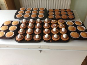 Some for now, some for later. Hopefully they'll last us for a week.